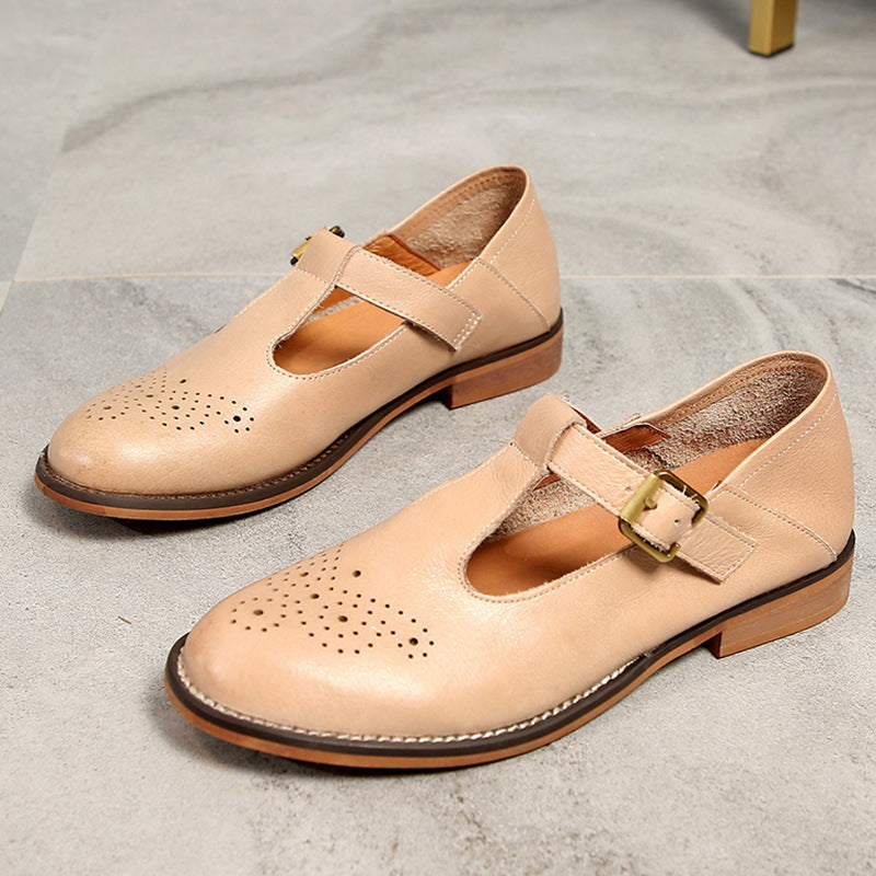 Vintage British Leather Flats